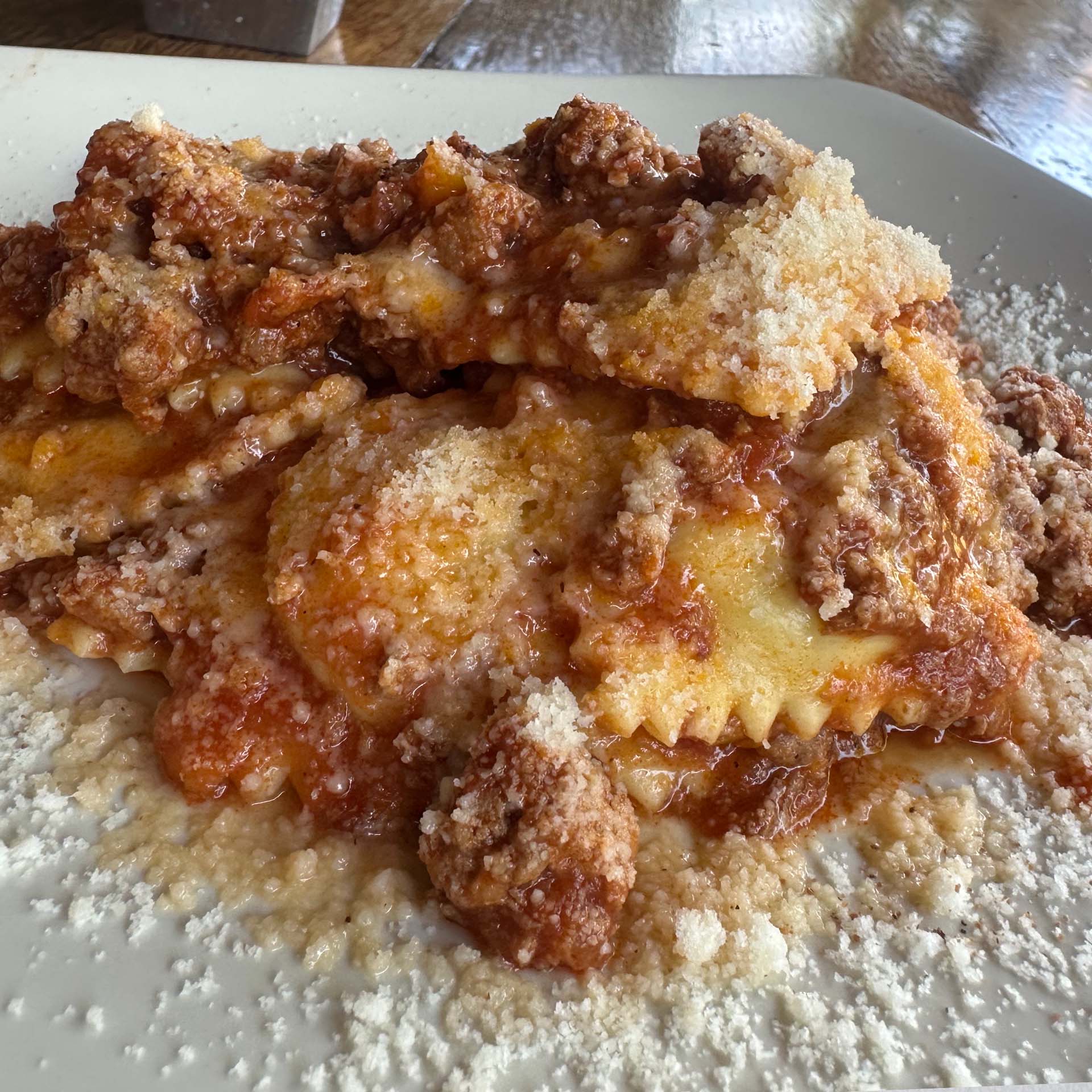 ravioli ragu'