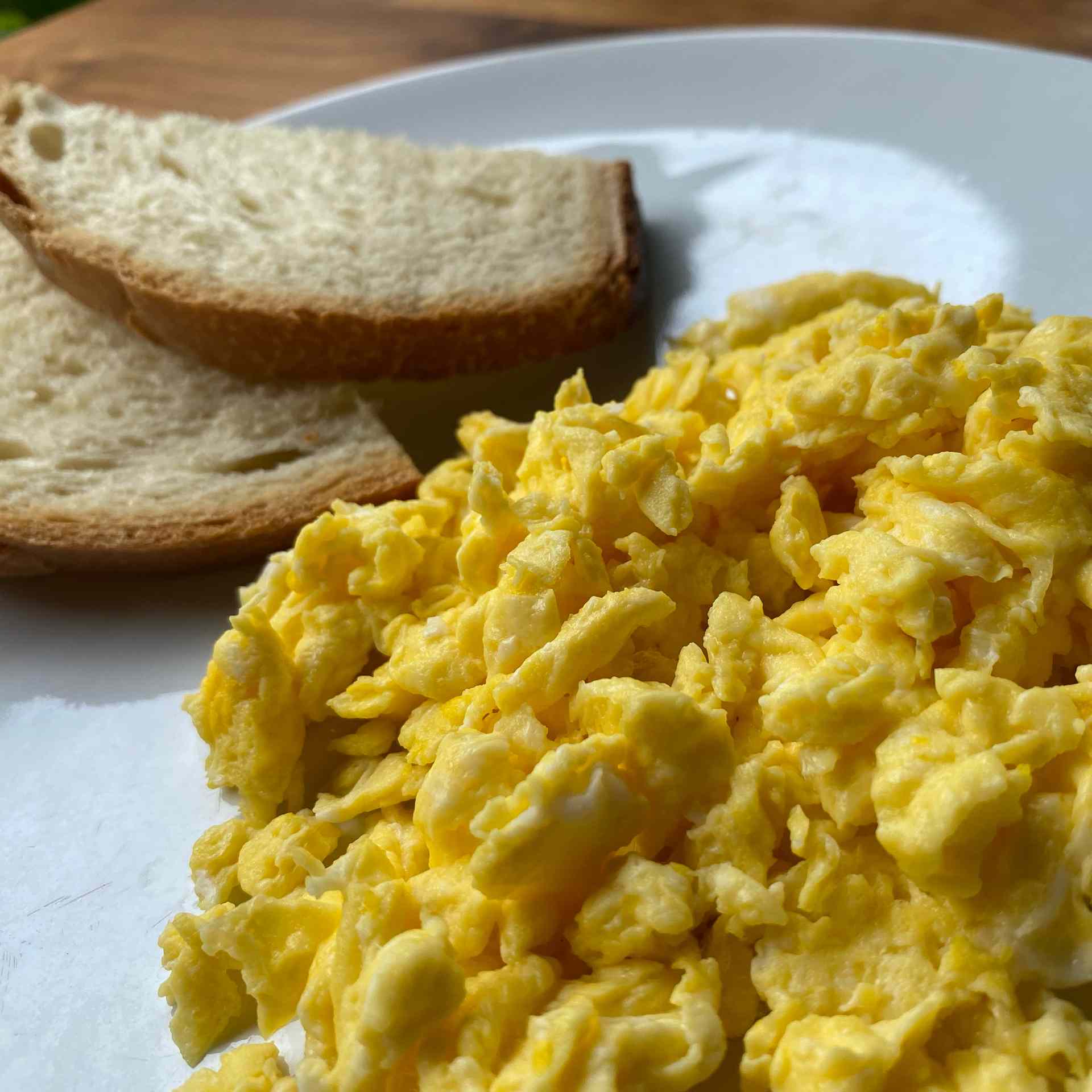 scrambled eggs
