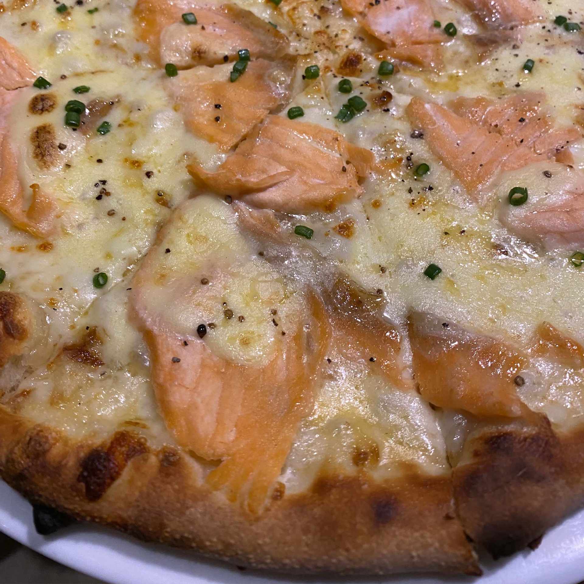 pizza salmone