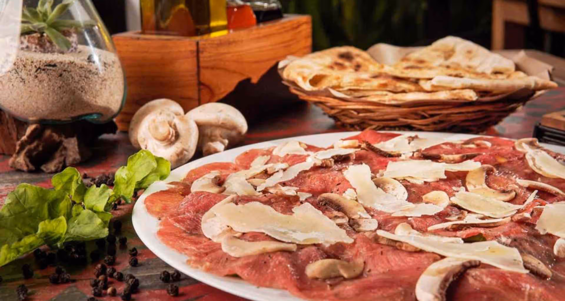 Casa Asia restaurant, near the Big Garuda Statue. It's quiet, airy, big, and far far from any traffic!